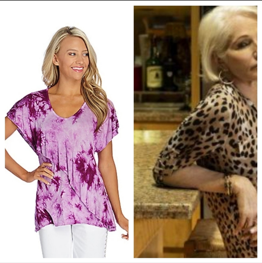 2 TOPS One world live and let live & Calvinklein tops